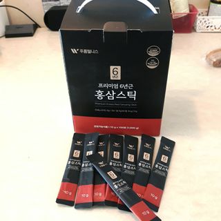 [푸름웰니스] 프리미엄 6년근 홍삼스틱 3mg x 100포 — 4.5점을 준 리뷰어가 2022년 4월 올린 사용 사진