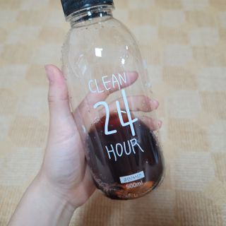 클린24시간 1BOX(5포) + 전용보틀(500ml) — 3점을 준 리뷰어가 2022년 7월 올린 사용 사진