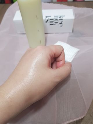 키노닉스 포텐틸라 카밍 크림 토너 — 5점을 준 리뷰어가 2021년 10월 올린 사용 사진