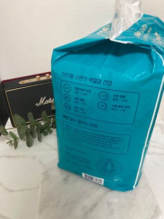 아베크 펫 와이드 프리미엄 대형 애견 강아지 배변 패드 30매 1팩 80g — 5점을 준 리뷰어가 2021년 7월 올린 사용 사진
