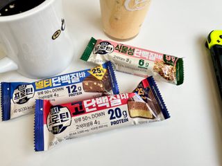 이지프로틴바 3종x각 2ea (고단백질바, 멀티단백질바, 식물성단백질바) — 5점을 준 리뷰어가 2024년 2월 올린 사용 사진