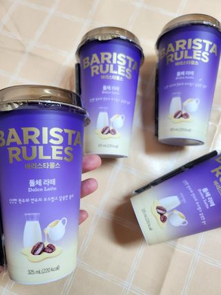 바리스타룰스 돌체 라떼 — 5점을 준 리뷰어가 2023년 4월 올린 사용 사진