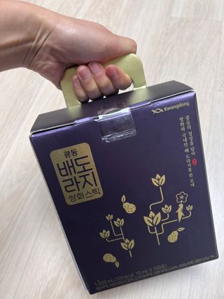 광동생활건강 나우 [광동] 배도라지 쌍화스틱 10mL x 100포 — 5점을 준 리뷰어가 2023년 1월 올린 사용 사진