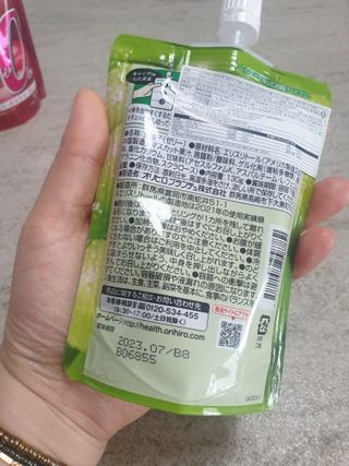 ORIHIRO 오리히로 곤약젤리 제로칼로리 130g 4종 4팩(맛별로 1팩씩) — 5점을 준 리뷰어가 2023년 2월 올린 사용 사진