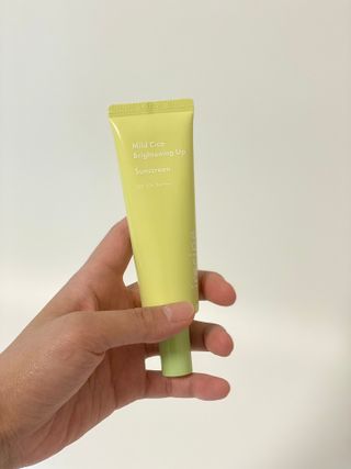 아이레시피 마일드시카 브라이트닝 업 선스크린 SPF50+ PA++++ — 5점을 준 리뷰어가 2023년 6월 올린 사용 사진