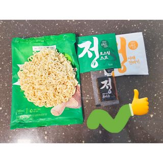 [풀무원] 자연은맛있다 정면, 백면, 홍면  세트 — 5점을 준 리뷰어가 2021년 4월 올린 사용 사진