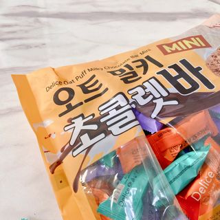 델리스 오트 밀키 초콜릿 바 — 5점을 준 리뷰어가 2022년 3월 올린 사용 사진