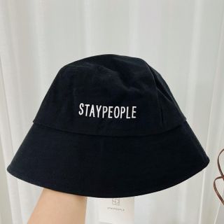[스테이피플] STAYPEOPLE BUCKET HAT (BLACK) — 5점을 준 리뷰어가 2022년 9월 올린 사용 사진