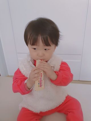 다나음 셀렌에 빠진 아연면역젤리 열대과일맛+사과맛 — 5점을 준 리뷰어가 2021년 4월 올린 사용 사진