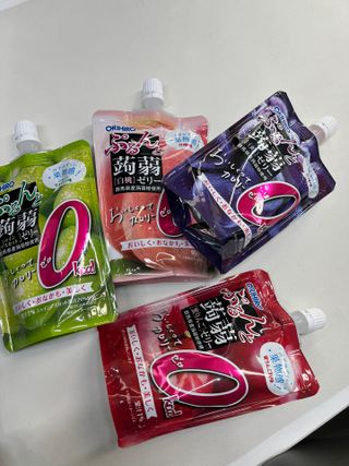 ORIHIRO 오리히로 곤약젤리 제로칼로리 130g 4종 4팩(맛별로 1팩씩) — 4.5점을 준 리뷰어가 2023년 1월 올린 사용 사진