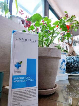 랑벨 수퍼내츄럴 수분잠금 토너 500ml (수분, 보습, 피부장벽 토너) — 5점을 준 리뷰어가 2022년 4월 올린 사용 사진