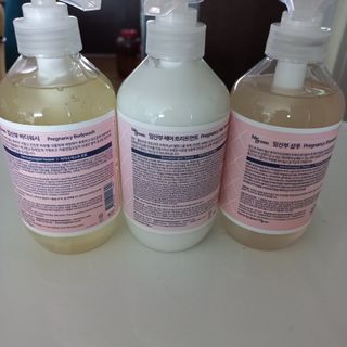 빅그린 임산부 전용라인 3종세트 - 샴푸500ml,트리트먼트500ml,바디워시500ml — 4.5점을 준 리뷰어가 2022년 8월 올린 사용 사진