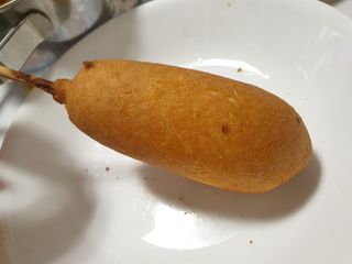 오마뎅 한우핫도그 — 5점을 준 리뷰어가 2021년 5월 올린 사용 사진