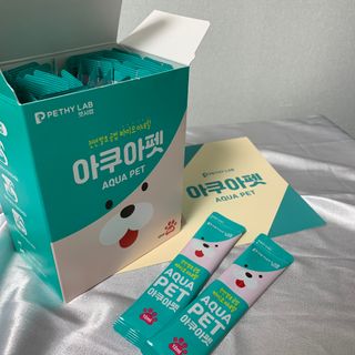 펫시랩 반려견용 액상 프리바이오틱스 아쿠아펫 — 5점을 준 리뷰어가 2021년 1월 올린 사용 사진