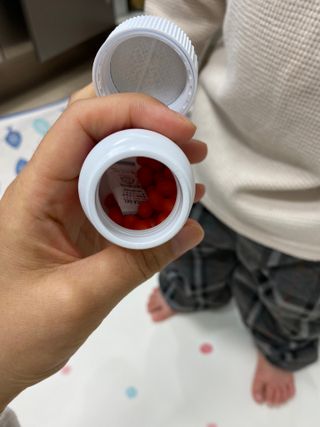 다나음 츄어블 비타민D 1000IU (130ml x 60캡슐) — 4.5점을 준 리뷰어가 2023년 3월 올린 사용 사진