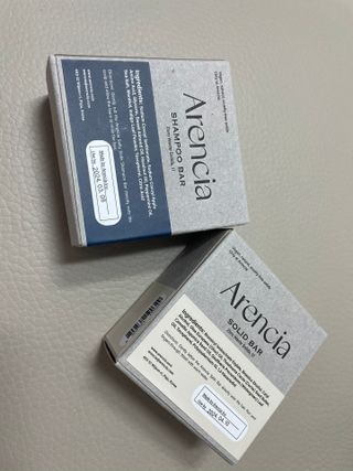 Arencia 아렌시아 솔티소다 샴푸바, 더 새틴 린스바 세트 — 5점을 준 리뷰어가 2021년 6월 올린 사용 사진