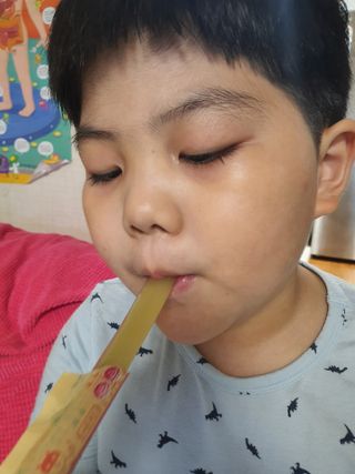 다나음 셀렌에 빠진 아연면역젤리 열대과일맛+사과맛 — 5점을 준 리뷰어가 2021년 3월 올린 사용 사진