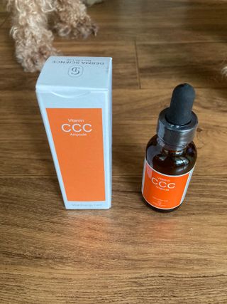 더마 사이언스 비타민 CCC 앰플 기미 브라이트닝 세럼 30ml — 5점을 준 리뷰어가 2021년 8월 올린 사용 사진