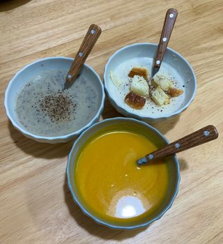 밀프로젝트 [1분조리]NO밀가루 속 편한 한끼 정착템!꾸덕 캐슈넛수프 — 3.5점을 준 리뷰어가 2023년 10월 올린 사용 사진