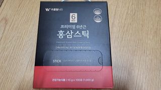 [푸름웰니스] 프리미엄 6년근 홍삼스틱 3mg x 100포 — 5점을 준 리뷰어가 2022년 4월 올린 사용 사진
