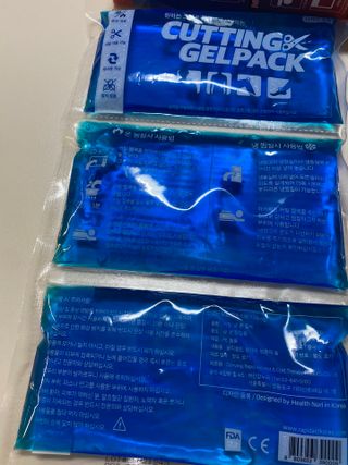 건강누리인터내셔날 [썸머특별구성] 잘라쓰는 3단 커팅 냉온 젤팩(1+1) — 4점을 준 리뷰어가 2022년 7월 올린 사용 사진