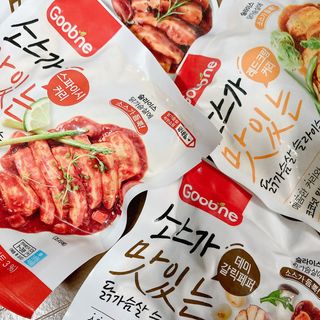 굽네몰 [굽네] 소스가 맛있는 닭가슴살 슬라이스 4종 — 5점을 준 리뷰어가 2021년 4월 올린 사용 사진