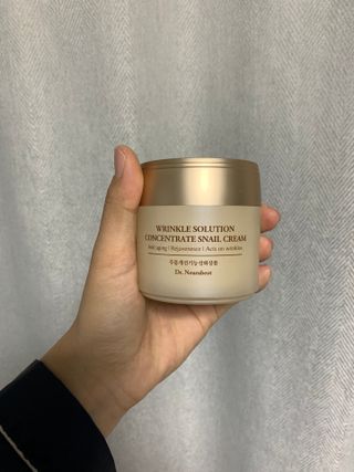 Dr.느루벗 느루벗 링클 솔루션 콘센트레이트 스네일 탄력 달팽이 크림 80g — 5점을 준 리뷰어가 2021년 4월 올린 사용 사진