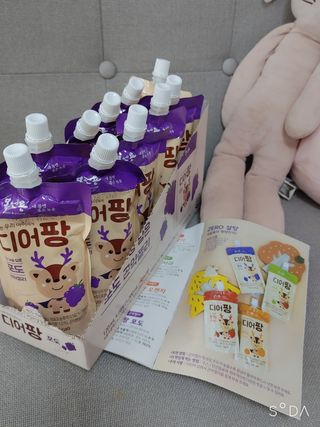 [몸엔용] 우리 아이 건강간식, 달콤한 녹용곤약젤리 디어팡 4종 — 5점을 준 리뷰어가 2021년 11월 올린 사용 사진