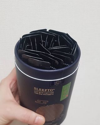 프리마인 자체 기업부설 연구소에서 찾아낸 건강한 수면의 비밀.  슬립토 플러스 30포 — 2.5점을 준 리뷰어가 2021년 11월 올린 사용 사진