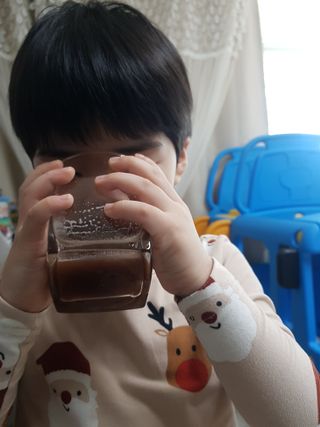 [이뮤니티플러스]우리아이 면역오키, 건강오키 _ 키즈오키 비타민초코홍삼 10포 1box — 5점을 준 리뷰어가 2022년 1월 올린 사용 사진