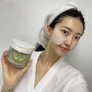 씨드렛 큐컴버 수딩 토너 패드 — 4점을 준 리뷰어가 2023년 1월 올린 사용 사진