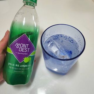 몽베스트 Montbest with Sparkling water Lime20병 — 5점을 준 리뷰어가 2022년 8월 올린 사용 사진