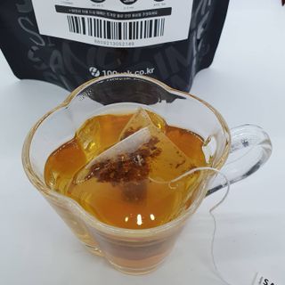 산그리메 국내산 호박차 100티백 대용량 삼각티백차 — 5점을 준 리뷰어가 2021년 7월 올린 사용 사진