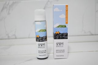 제주인디 삼달리 브리즈 바디&필로우 릴렉싱 미스트 제주 하귤 — 5점을 준 리뷰어가 2023년 3월 올린 사용 사진