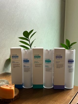 시자르 더마 플러스 오일 세럼, 리페어 크림, 톤업 크림 세트 — 5점을 준 리뷰어가 2023년 9월 올린 사용 사진
