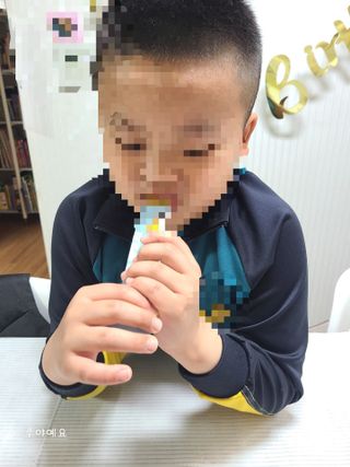 다나음 셀렌에 빠진 아연면역젤리 열대과일맛+사과맛 — 5점을 준 리뷰어가 2021년 3월 올린 사용 사진