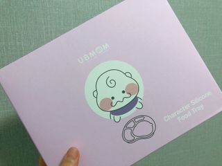 유비맘 캐릭터 실리콘 흡착 식판_색상 랜덤발송 — 5점을 준 리뷰어가 2021년 1월 올린 사용 사진