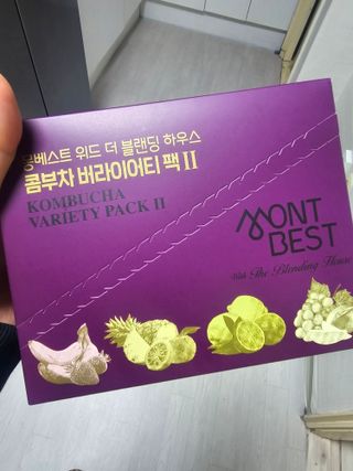 [몽베스트] 위드 더 블랜딩 하우스 콤부차 _ 버라이어티팩II — 5점을 준 리뷰어가 2024년 3월 올린 사용 사진