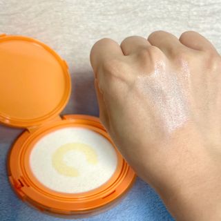 광동생활건강 MF[광동] 비타500✨주름개선·미백·SPF50+🌞퍼펙트쉴드 빅 선쿠션 본품 — 5점을 준 리뷰어가 2024년 5월 올린 사용 사진