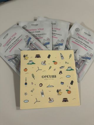 세뚜아(Cettua) 나우[세뚜아] 타임리스 바이탈 페이셜 마스크팩  Cettua Timeless  Vital Mask 4매 — 5점을 준 리뷰어가 2024년 2월 올린 사용 사진