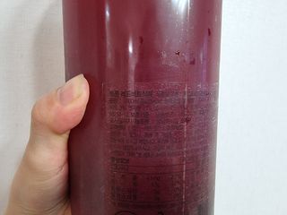 트롯전통식혜 트롯레드비트식혜 1리터 +500리터 — 2.5점을 준 리뷰어가 2021년 5월 올린 사용 사진