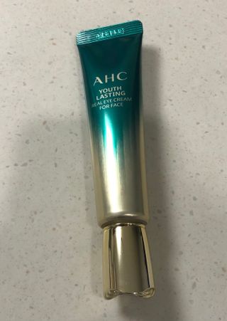 [NEW 탄력유턴 아이크림] AHC 유스 래스팅 리얼 아이크림 포 페이스 — 5점을 준 리뷰어가 2021년 3월 올린 사용 사진