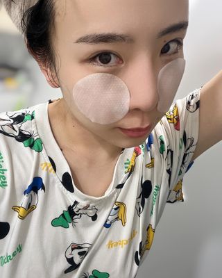 산다화 비타민씨 화이트닝 토너 패드 — 5점을 준 리뷰어가 2023년 5월 올린 사용 사진