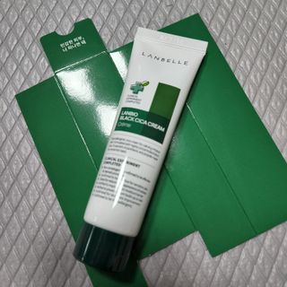 랑벨 랑바이오 블랙 시카 크림 50ml(블랙비 프로폴리스, 시카 4종, 판테놀 10 함유) — 5점을 준 리뷰어가 2022년 7월 올린 사용 사진