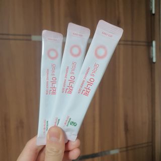 [모마네] 이너뷰티 히알루론산 비오틴 코큐텐 저분자피쉬콜라겐 - 3 g 30포 ★석류맛 — 4점을 준 리뷰어가 2021년 12월 올린 사용 사진