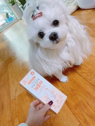 My Pet Care 모발과 모질 피부건강에 개좋아 — 5점을 준 리뷰어가 2021년 1월 올린 사용 사진