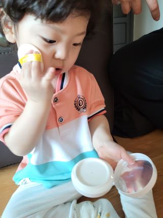 소이베베X신비아파트 모이스쳐 선팩트 SPF50+ PA+++ — 5점을 준 리뷰어가 2023년 5월 올린 사용 사진