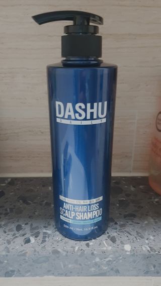 다슈코리아 다슈 데일리 단백질 한방 두피 골드 샴푸 500ml — 5점을 준 리뷰어가 2021년 1월 올린 사용 사진