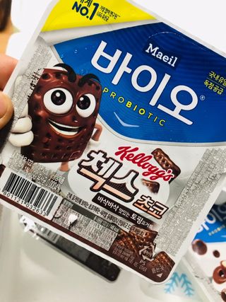 매일바이오 토핑요거트 — 5점을 준 리뷰어가 2021년 5월 올린 사용 사진