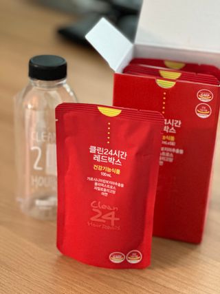 클린24시간 레드박스 1BOX(5포) + 전용보틀(500ml) — 5점을 준 리뷰어가 2024년 3월 올린 사용 사진